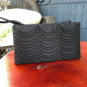 Victoria’s Secret Black Beaded Evening Bag